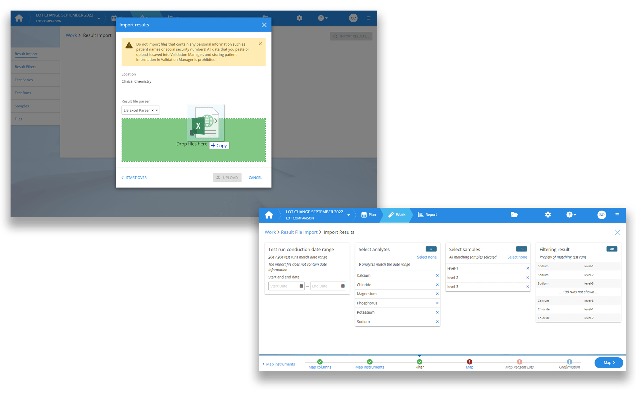 Validation Manager Lottolot comparisons Finbiosoft