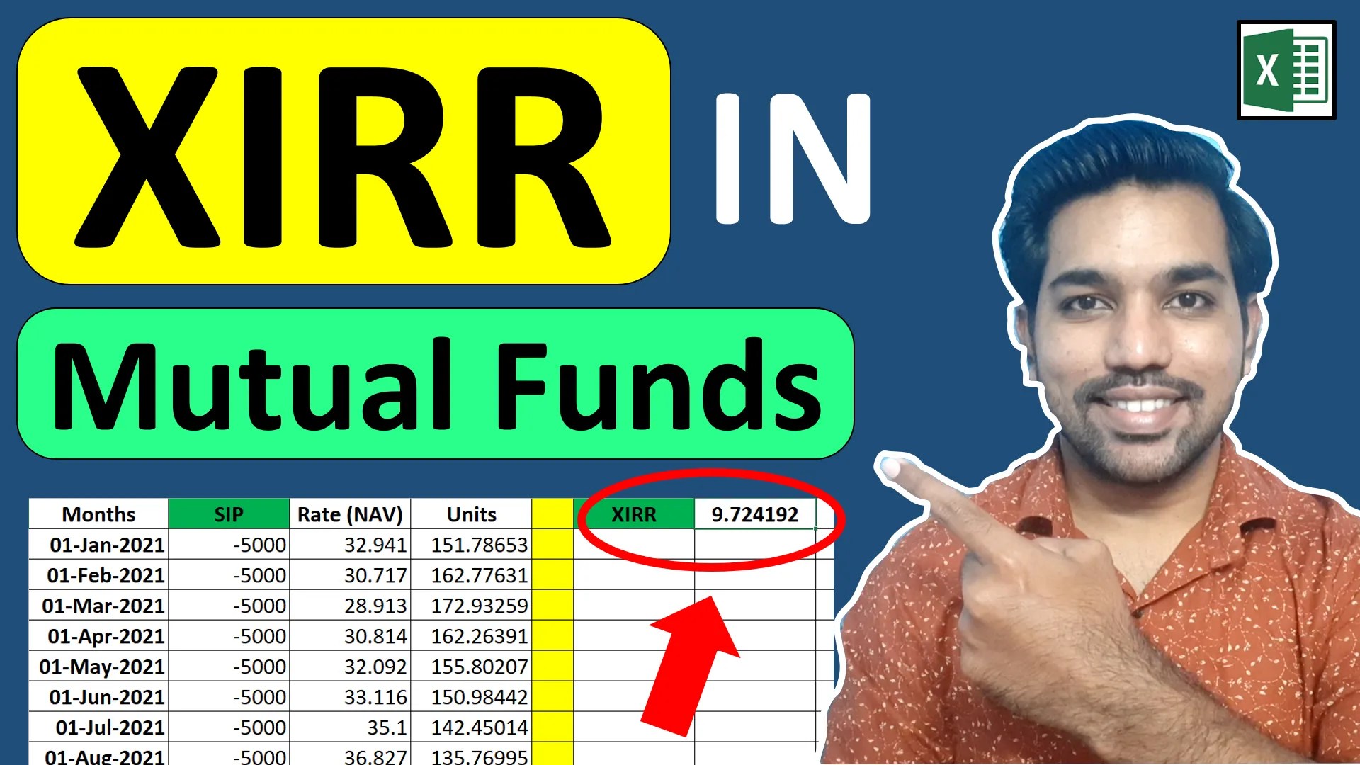 How to Calculate XIRR in Mutual Fund SIP [Excel Download] FinCalC Blog