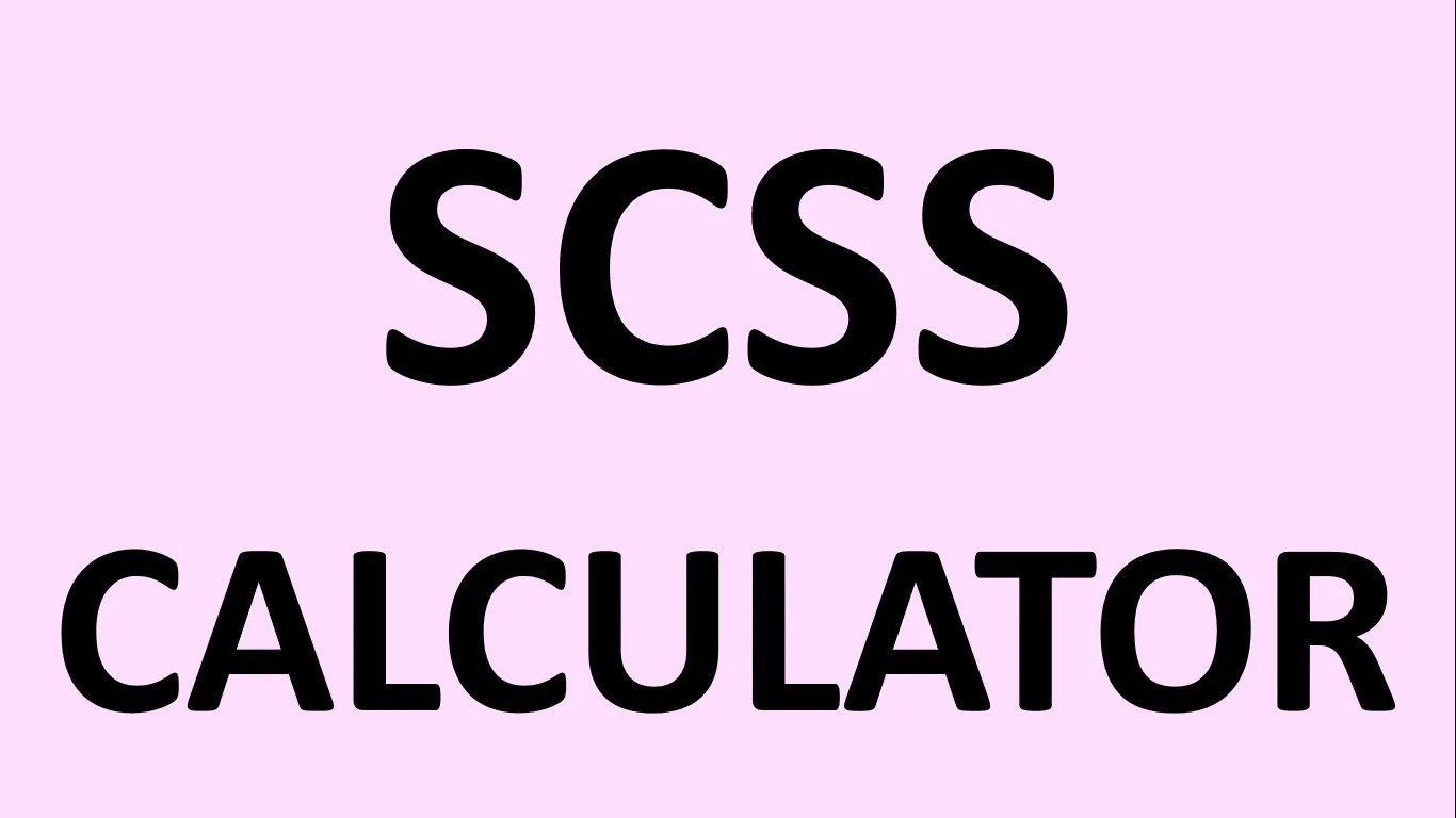 SCSS Calculator Senior Citizen Saving Scheme FinCalC Blog
