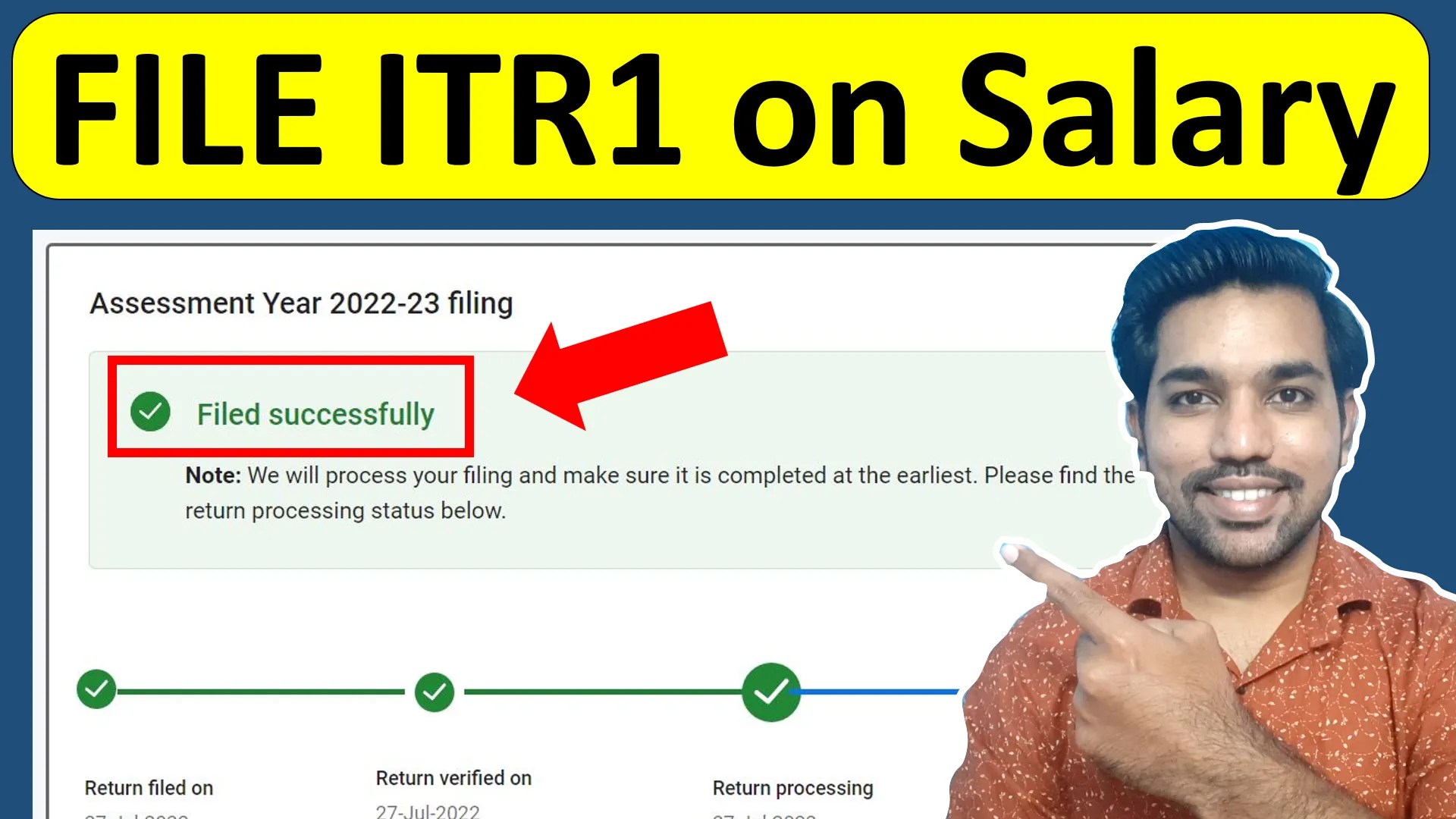 WATCH How to File ITR Online In India Step by Step FinCalC Blog