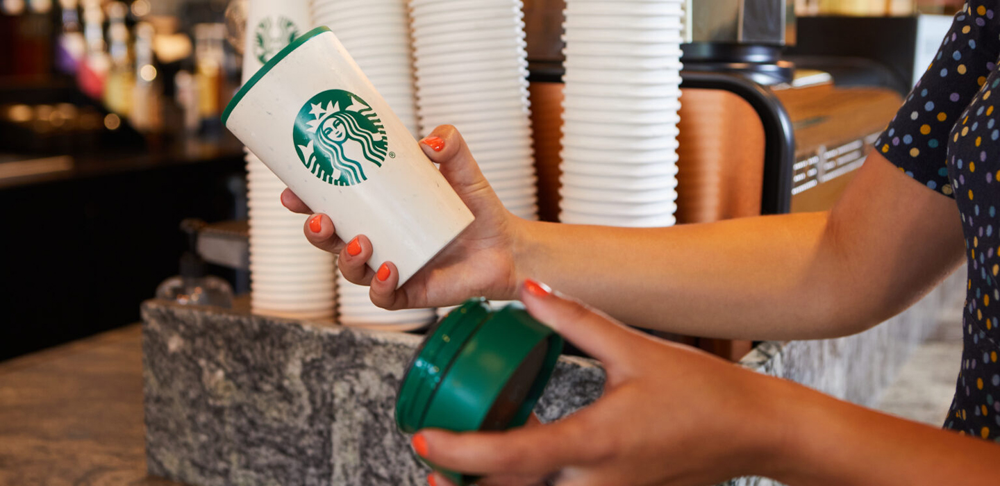 Starbucks Partners with Ocean Conservancy to Reusables Back in