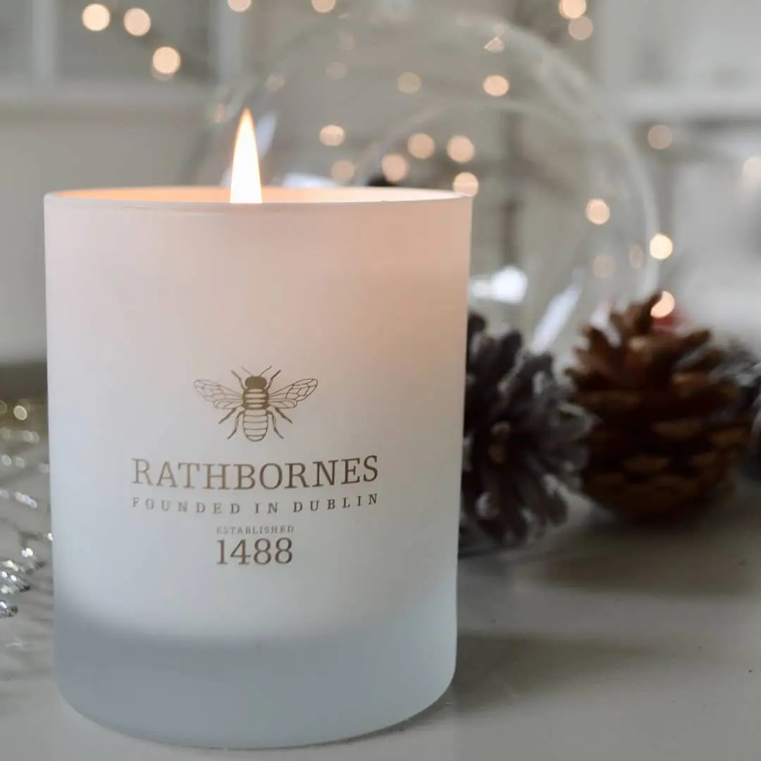 Herbal Woods Candle Botanical Bee Collection by Rathbornes of Dublin