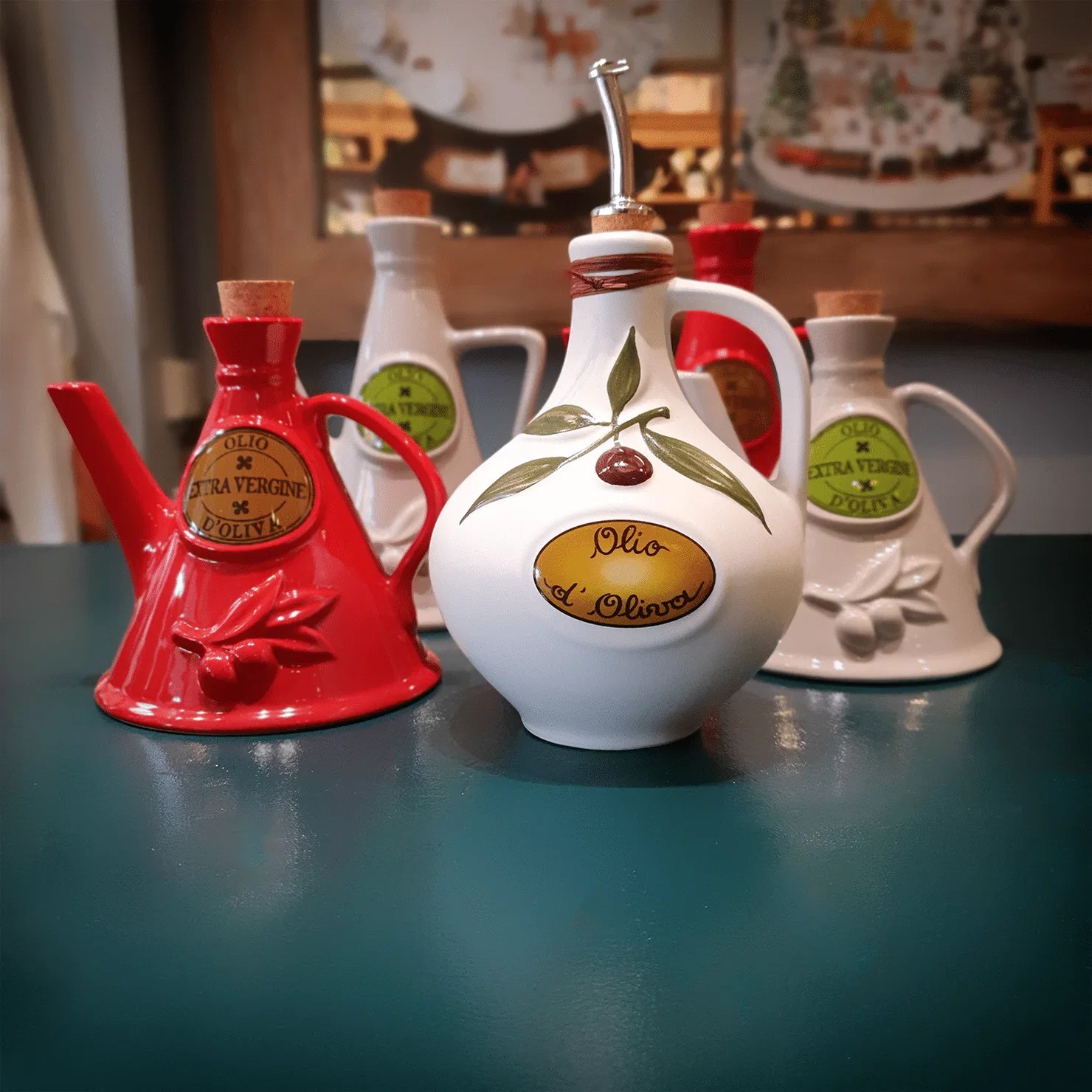 Classic Olive Oil Cruet (750ml) Handmade in Italy Finch & Lane