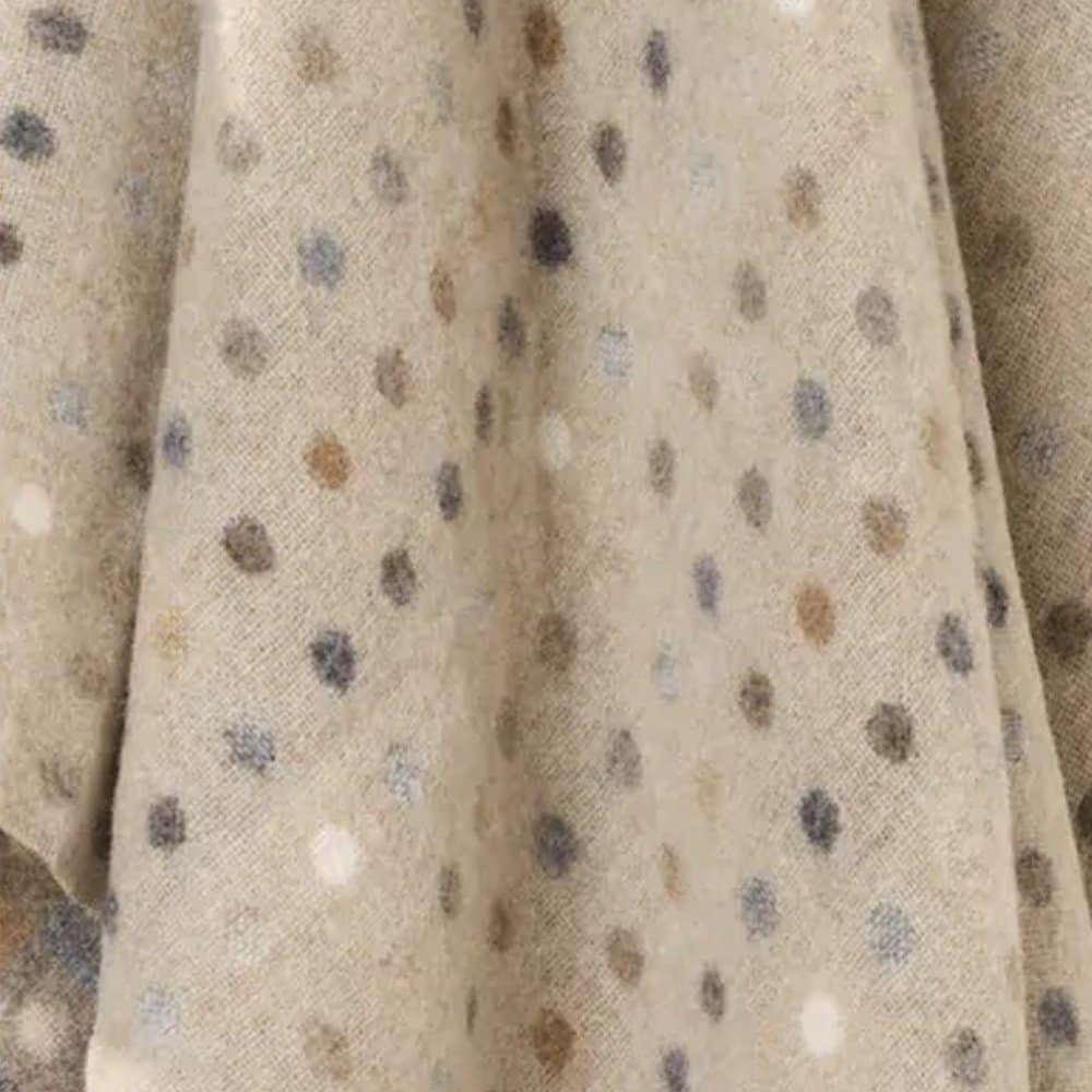 Multi Spot Throw Natural Bronte by Moon Finch & Lane