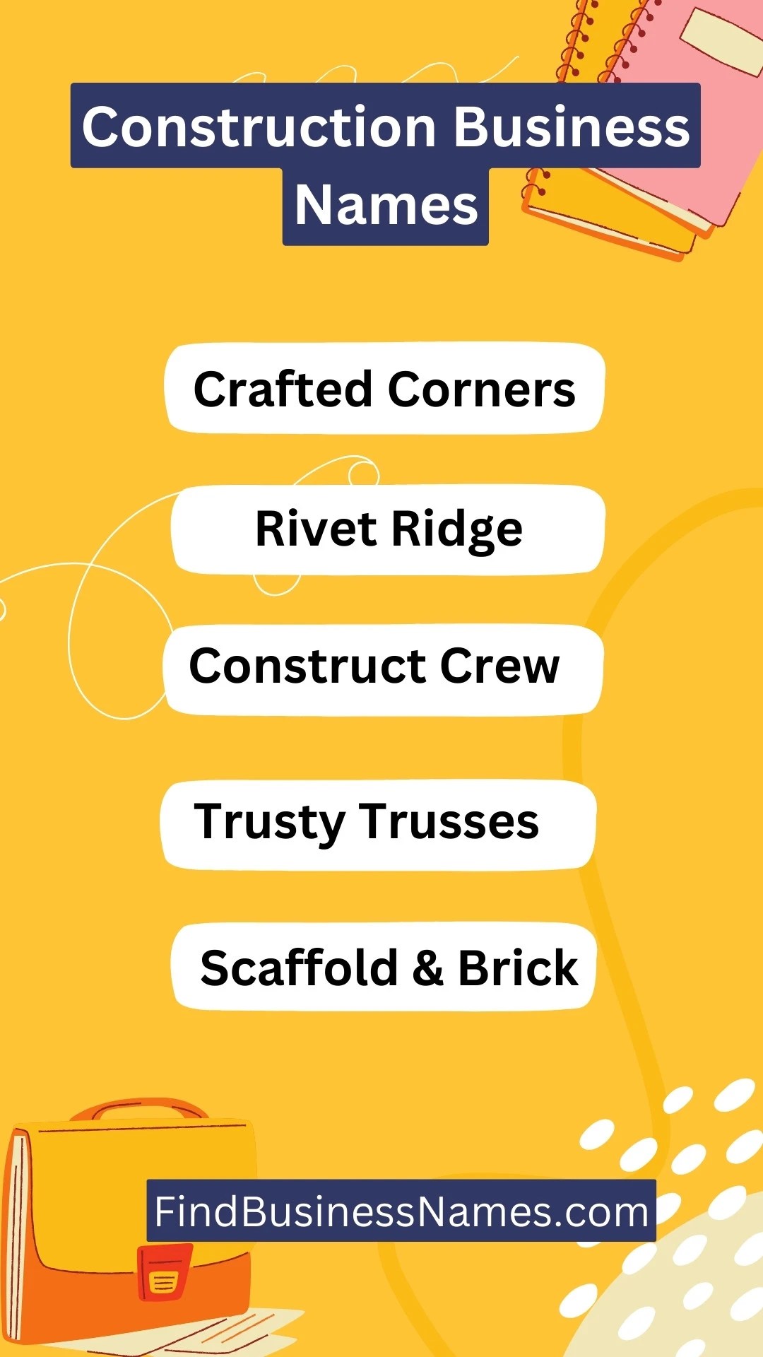 290+ Construction Business Names