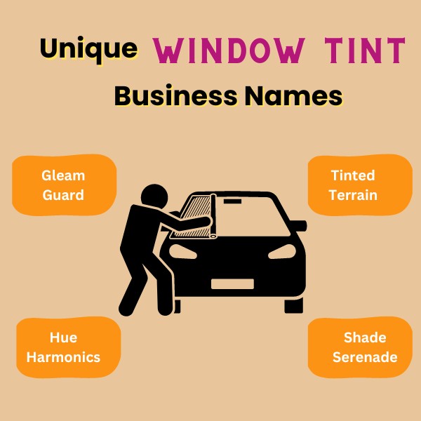 260+ Window Tint Business Names (Alliteration and Pun)