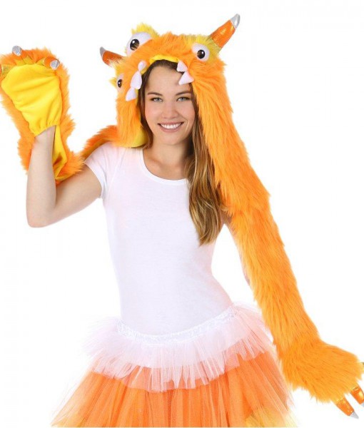 Deluxe Candy Corn Tween/Adult Hood Halloween Costume Ideas 2021