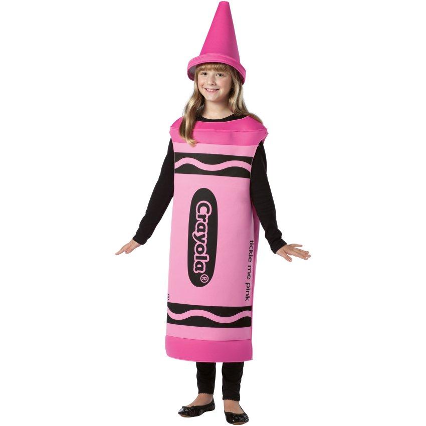 Crayola Tickle Me Pink Crayon Tween Costume Halloween Costume Ideas 2019
