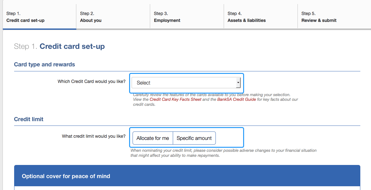 BankSA Balance Transfer guide Credit Card Finder