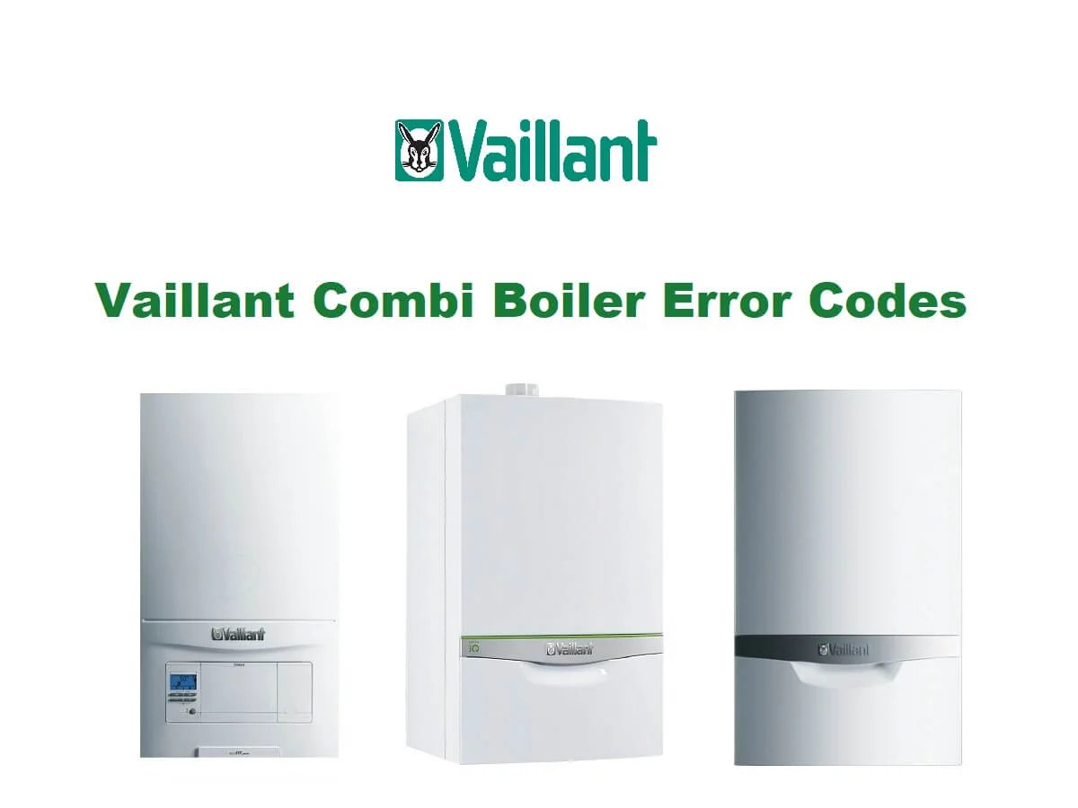 Vaillant Combi Boiler Error Codes List and How to Fix