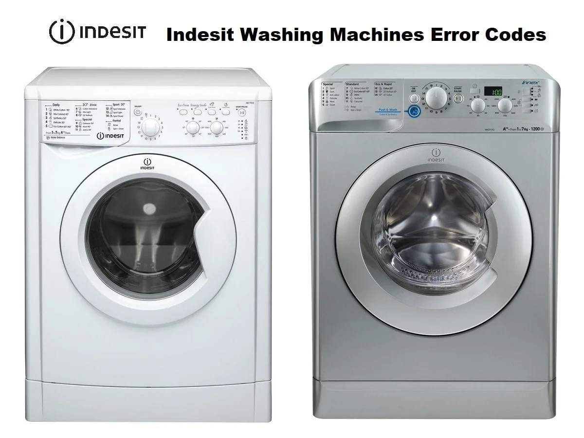 Indesit Washing Machines Error CodesTroubleshooting,Problems,Manuals