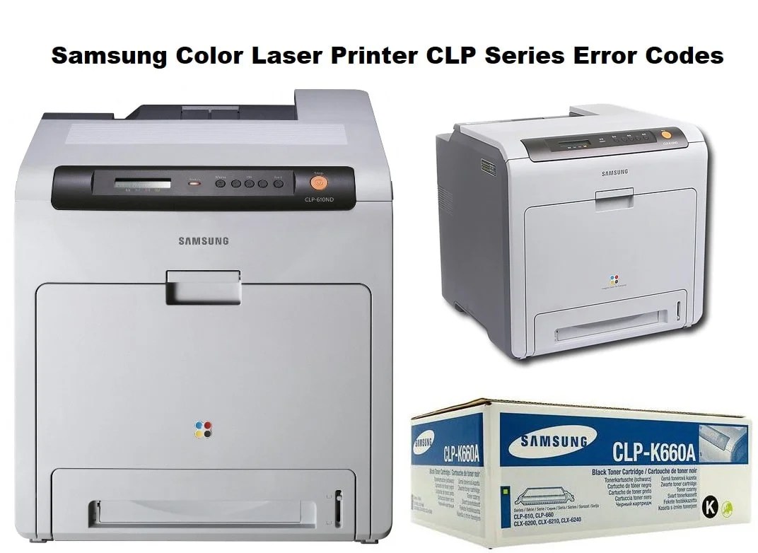 Samsung Printer Error Codes Troubleshooting and Manual