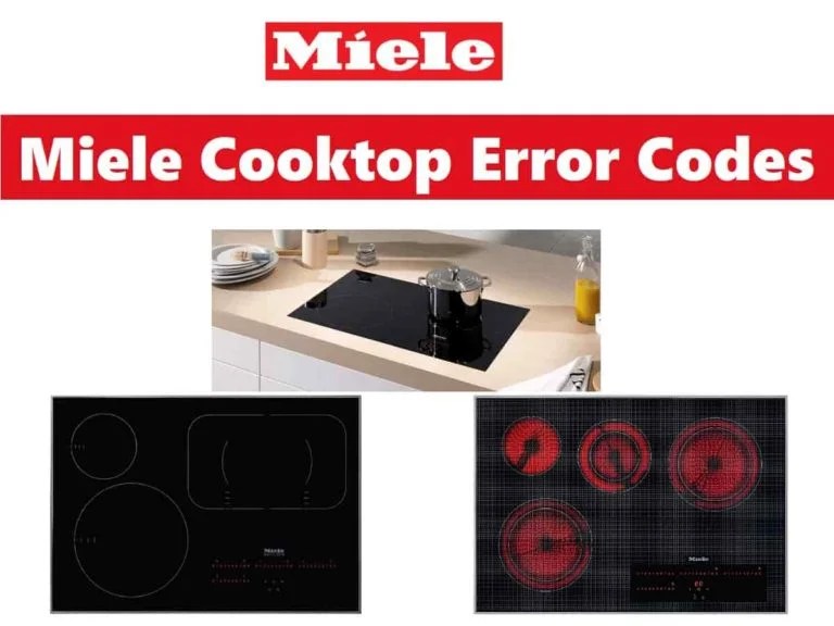 Miele Cooktop Error Codes Troubleshooting and Manual