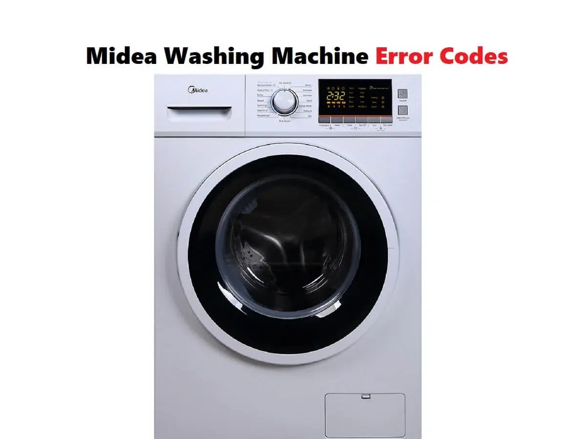 Midea Washing Machine Error Codes - Solutions and Pdf