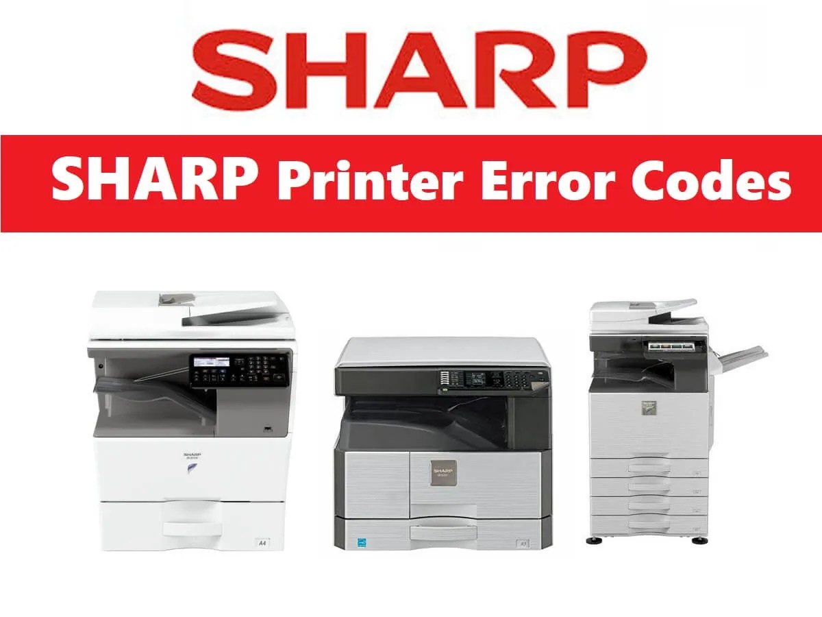 Sharp Printer Error Codes - Solutions and Pdf