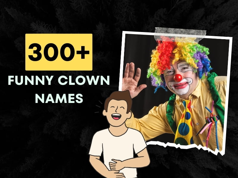 300+ Funny Clown Names (LaughterFilled Party Picks)