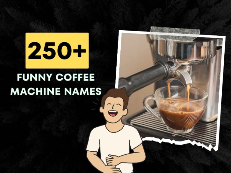 250+ Funny Coffee Machine Names (Witty Labels)