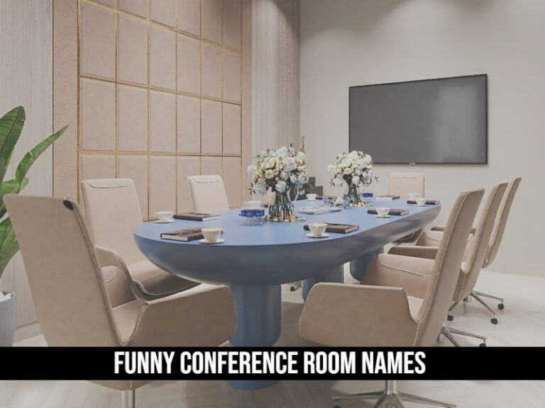 Funny Conference Room Names Spice Up Your Workspace!