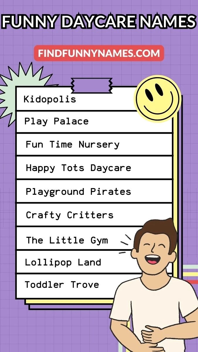 200+ Funny Daycare Names (Hilarious Options)
