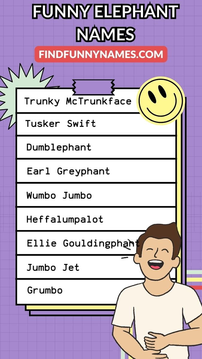 300+ Funny Elephant Names for Your Jumbo Buddy