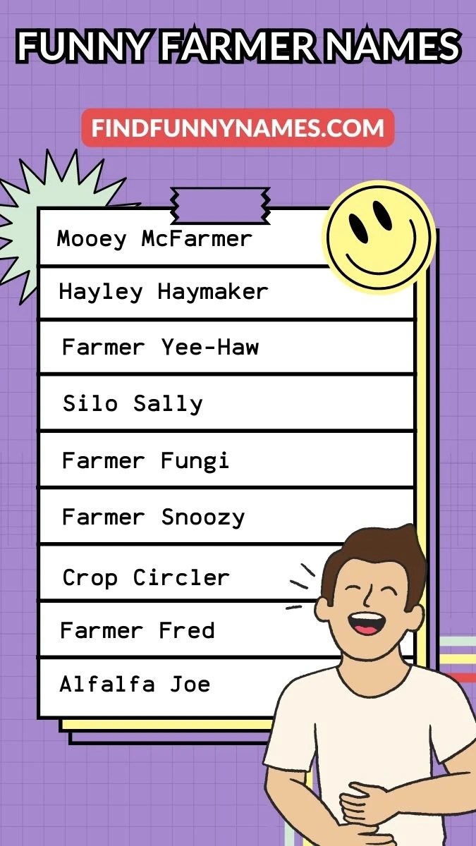 300+ Funny Farmer Names (Creative and Punny Suggestions!)