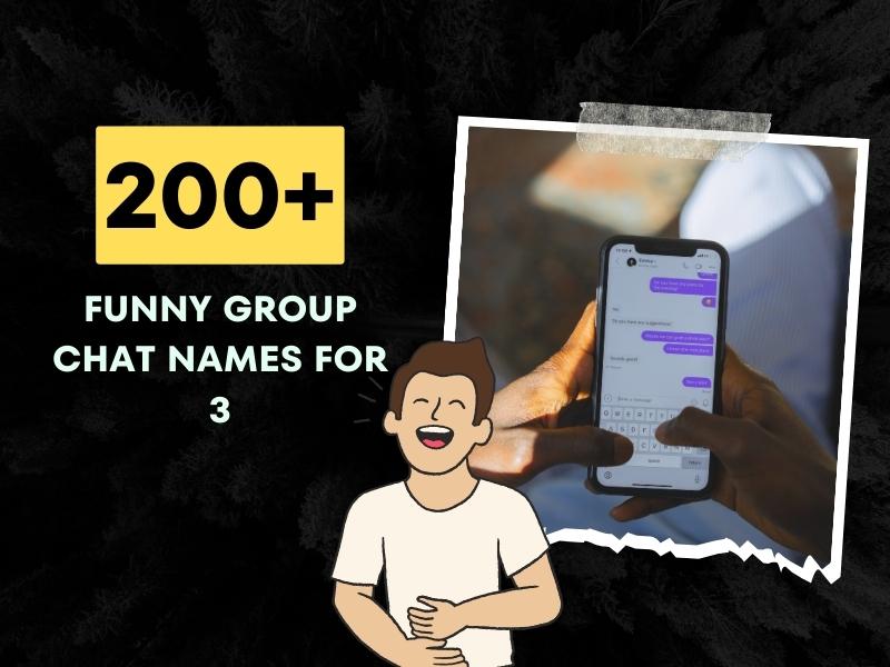 200+ Funny Group Chat Names For 3 (Hilarious Trio Titles!)