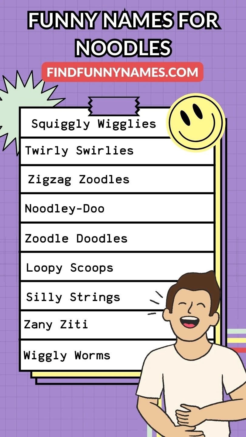 150+ Funny Names For Noodles That Will Leave You in Splits