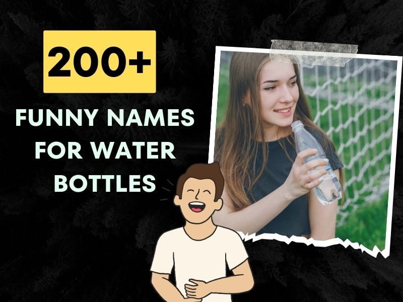 200+ Funny Names For Water Bottles (Make Every Sip a Laugh)