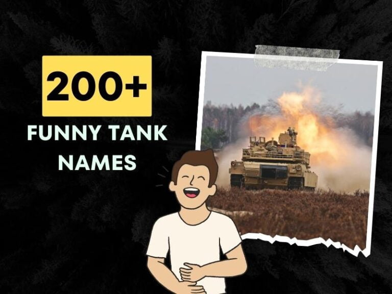 200+ Funny Tank Names Ideas (Witty Ideas!)