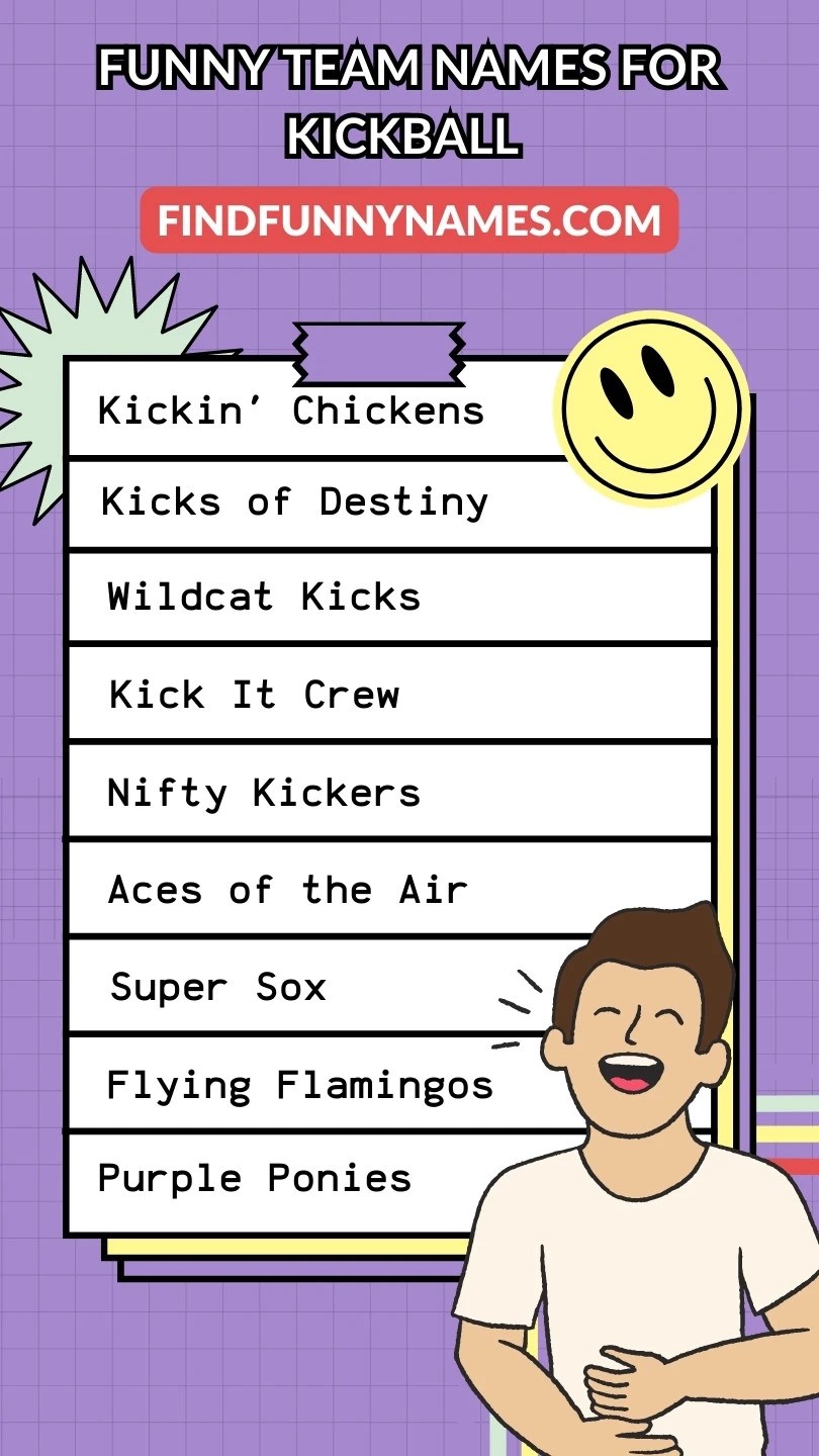 100+ Funny Team Names For Kickball (Laugh While You Play)