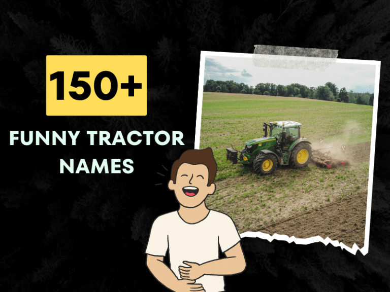 150+ Funny Tractor Names Humorous Labels!