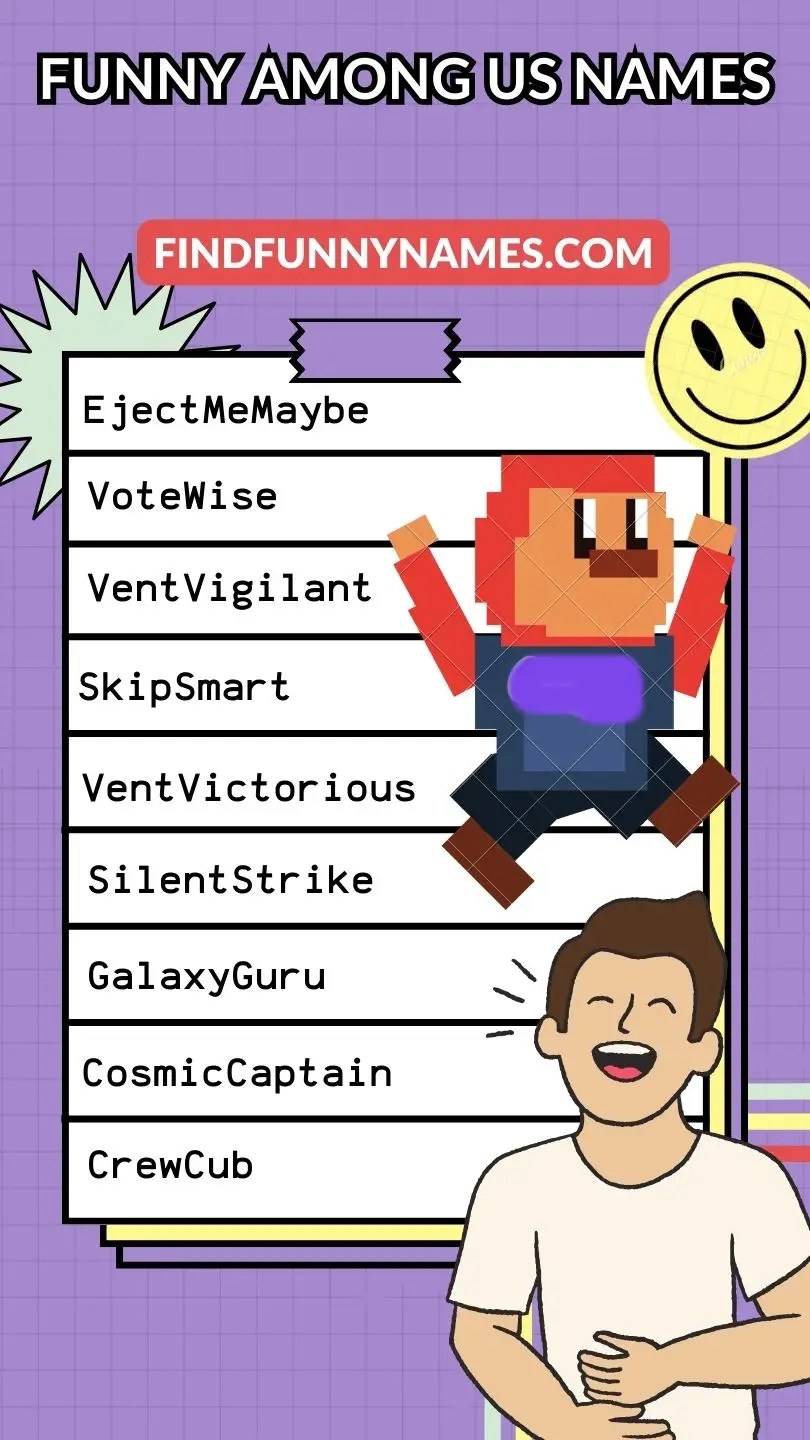 250+ Funny Among Us Names Elevate Your Impostor Game