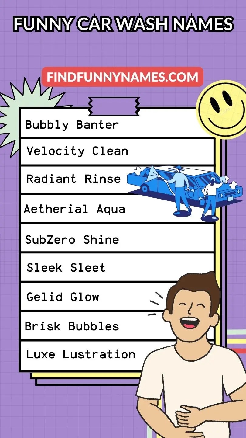 200+ Funny Car Wash Names (Boost Customer Engagement)