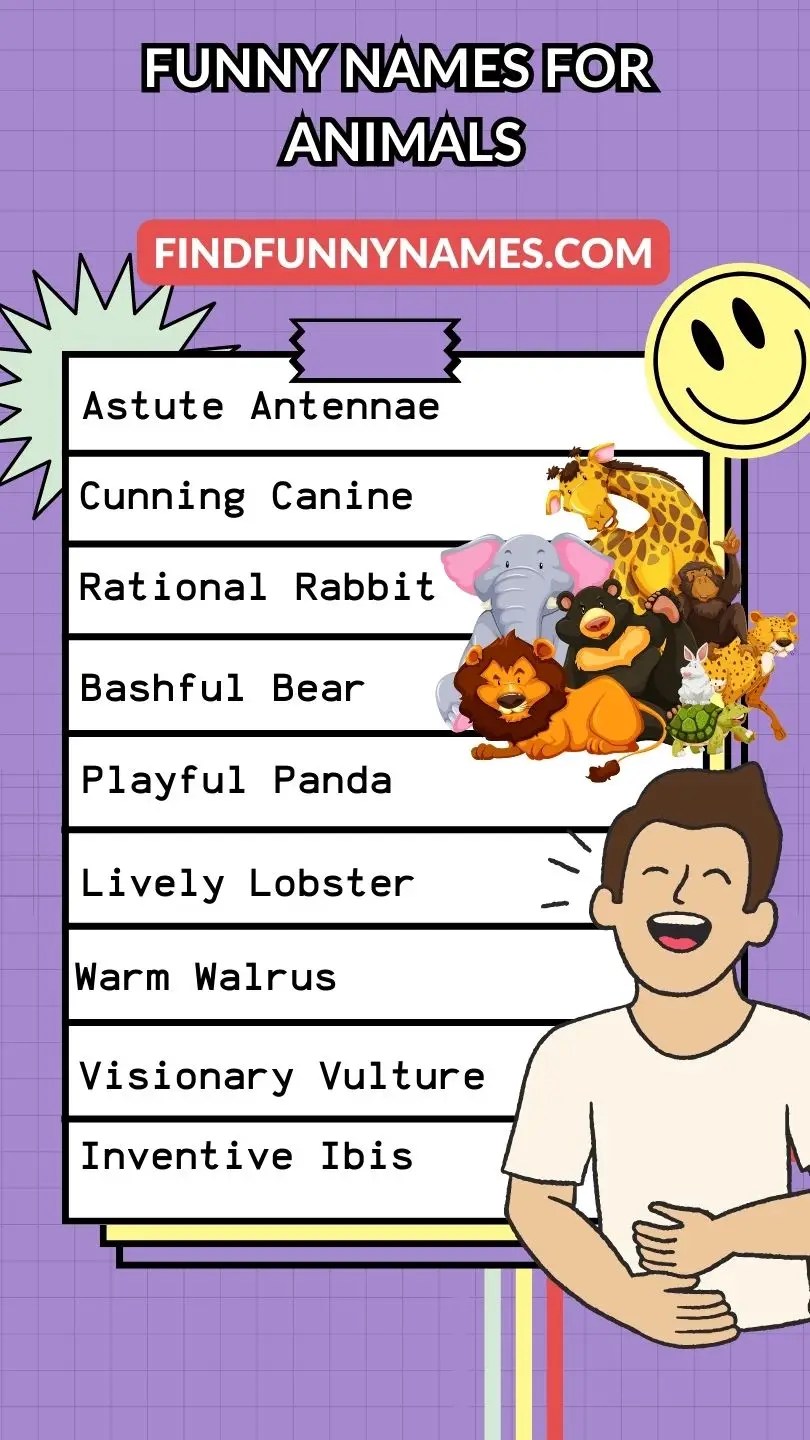 300+ Funny Names for Animals The Craziest and Hilarious Ideas