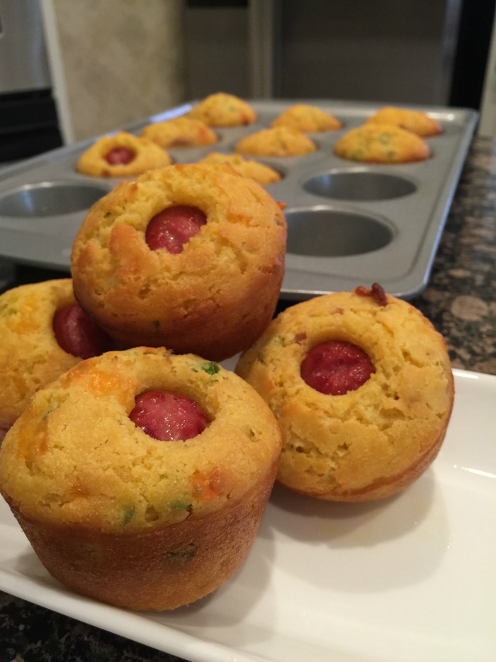 Loaded Corn Dog Muffins Recipe! FanFoodLeague Finding Debra