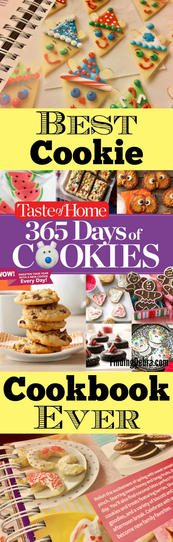 Taste of Home 365 Days of Cookies Cookbook (Giveaway) Finding Debra