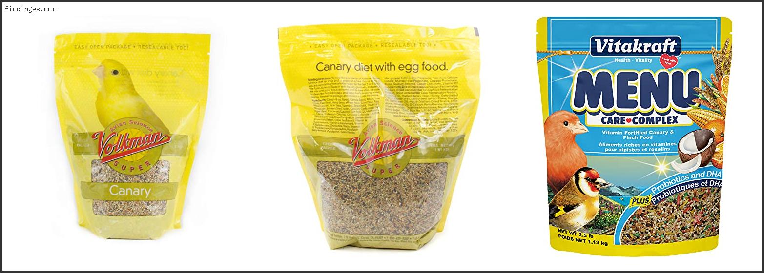 Top 10 Best Canary Food With Expert Findinges