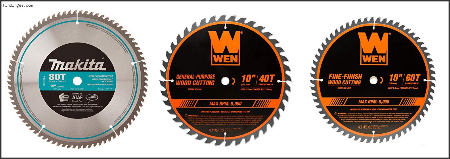 Top 10 Best 10 Inch Miter Saw Blade Available On Market Findinges