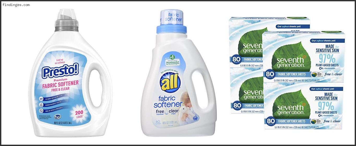 Top 10 Best Free And Clear Fabric Softener Available On Market