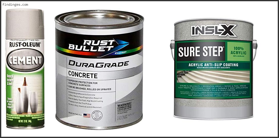 Top 10 Best Paint For Concrete Based On Customer Ratings Findinges