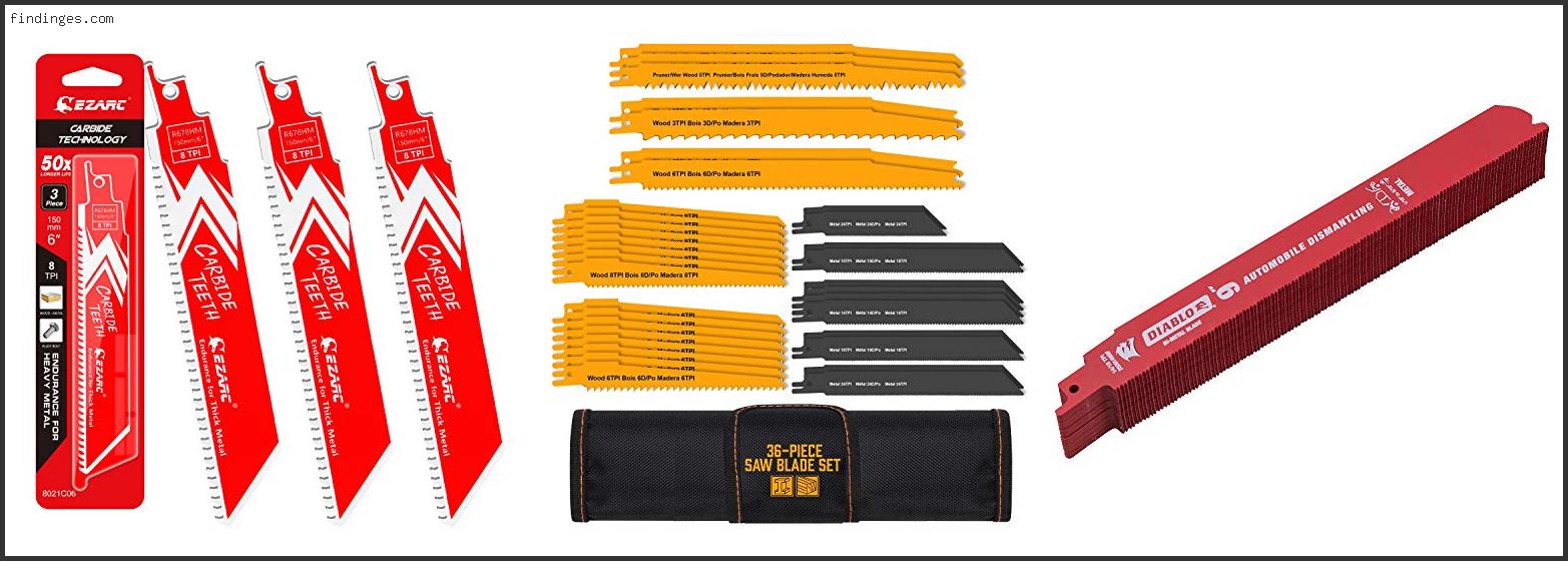 Top 10 Best Sawzall Blade For Cutting Exhaust Pipe With Buying Guide