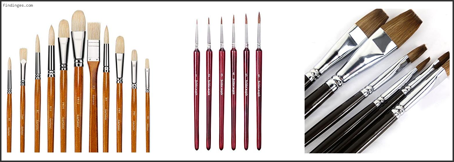 Top 10 Best Rosemary Brushes For Oil Painting Reviews With Products