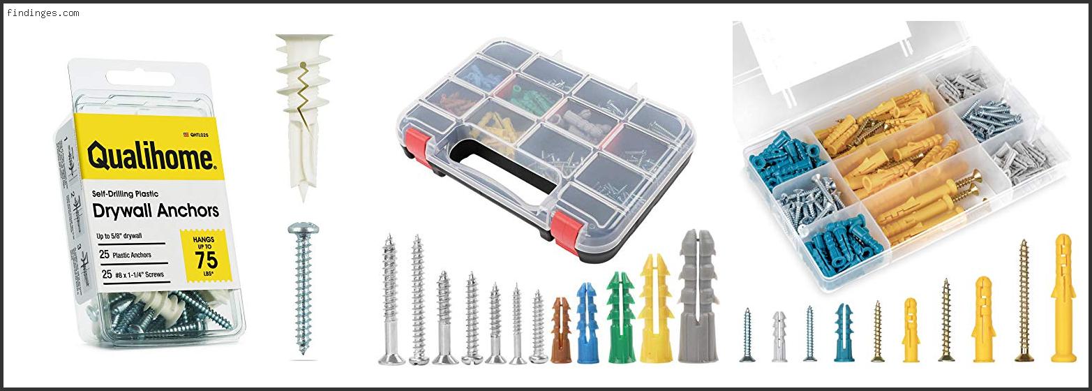 Top 10 Best Drywall Anchors Reviews With Scores Findinges