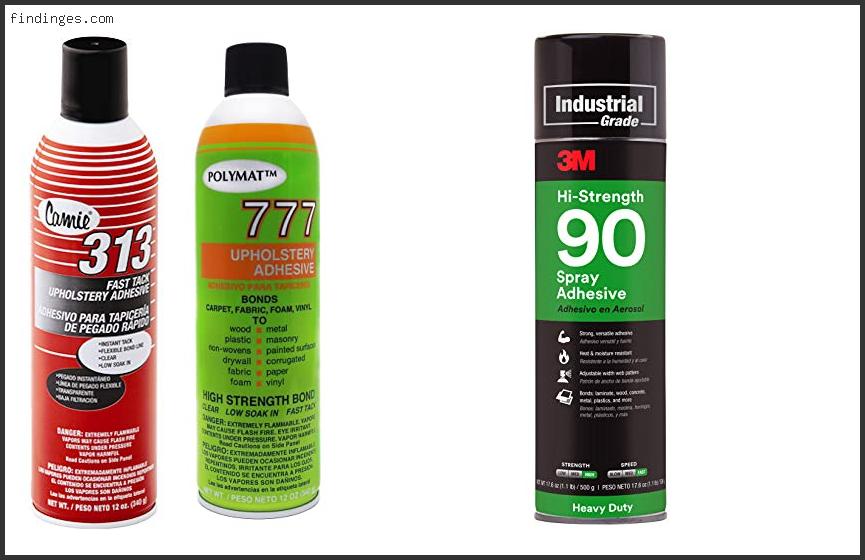 Top 10 Best Upholstery Spray Adhesive Based On User Rating Findinges