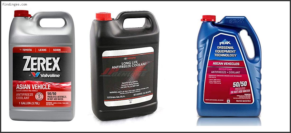 Top 10 Best Coolant For Toyota Reviews With Products List Findinges