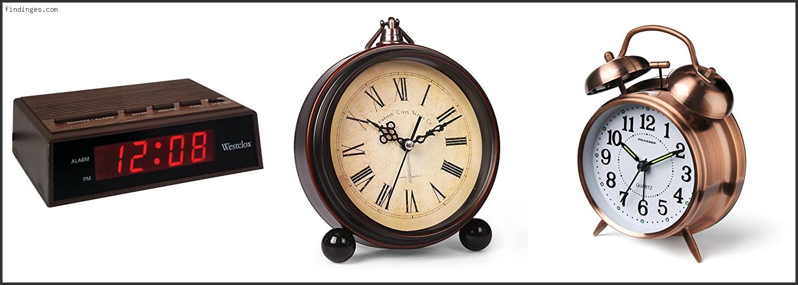Top 10 Best Vintage Alarm Clocks With Buying Guide Findinges