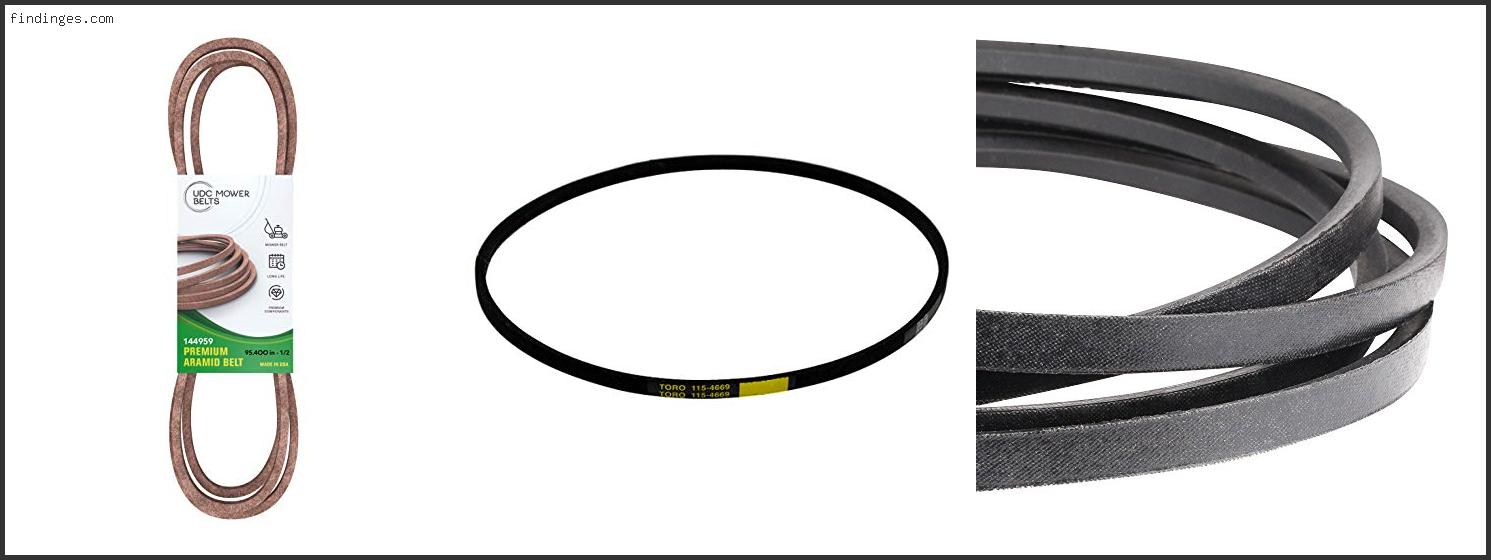 Top 10 Best Lawn Mower Belts Based On User Rating Findinges