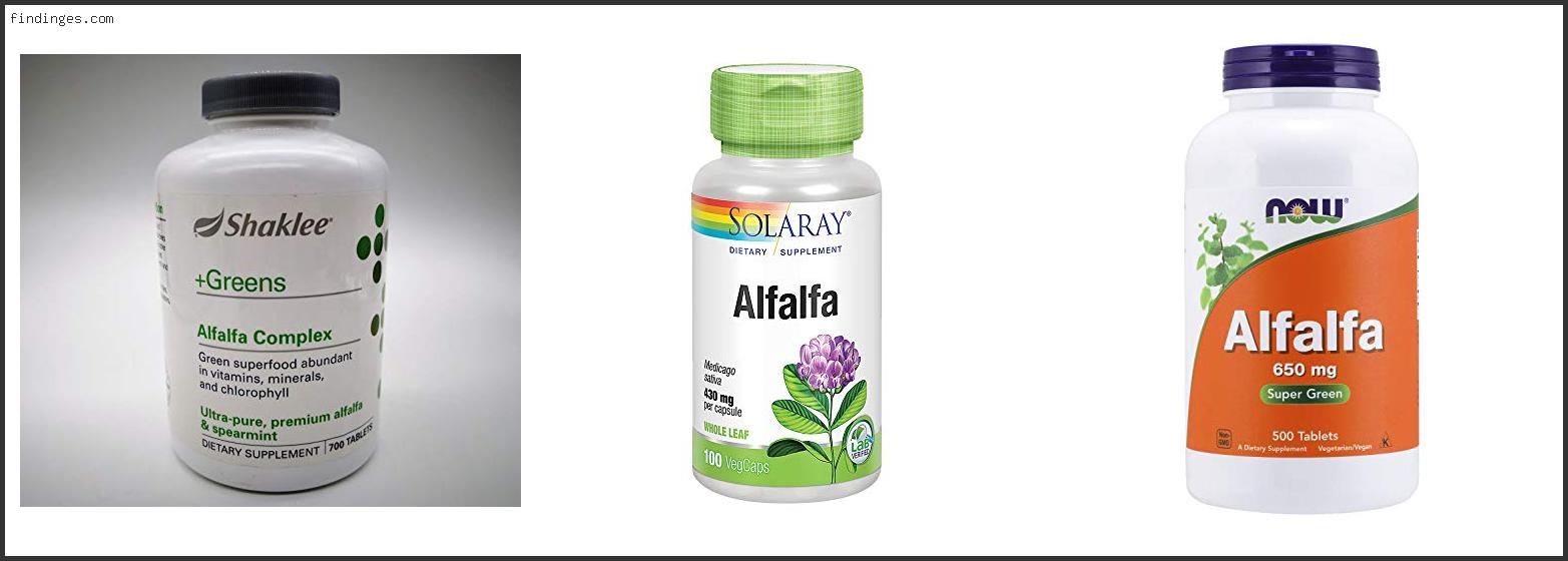 Top 10 Best Alfalfa Supplement With Expert Findinges