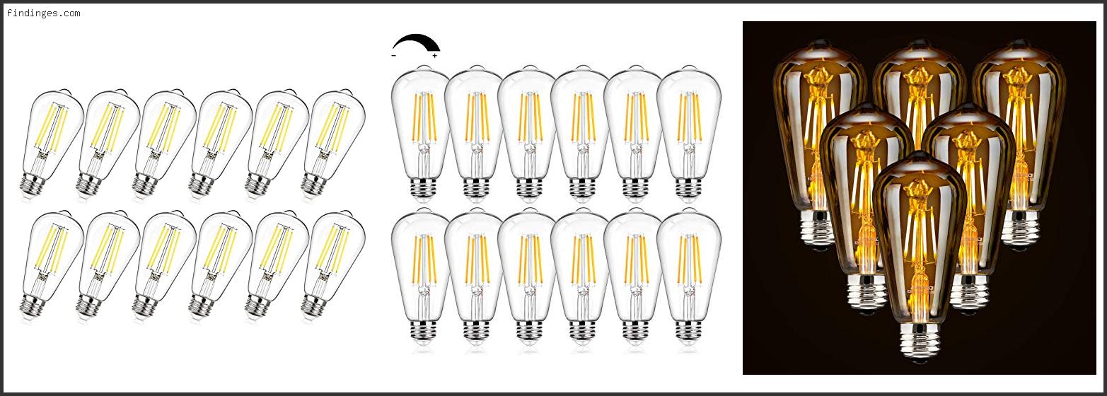 Top 10 Best Led Edison Bulbs With Expert Findinges