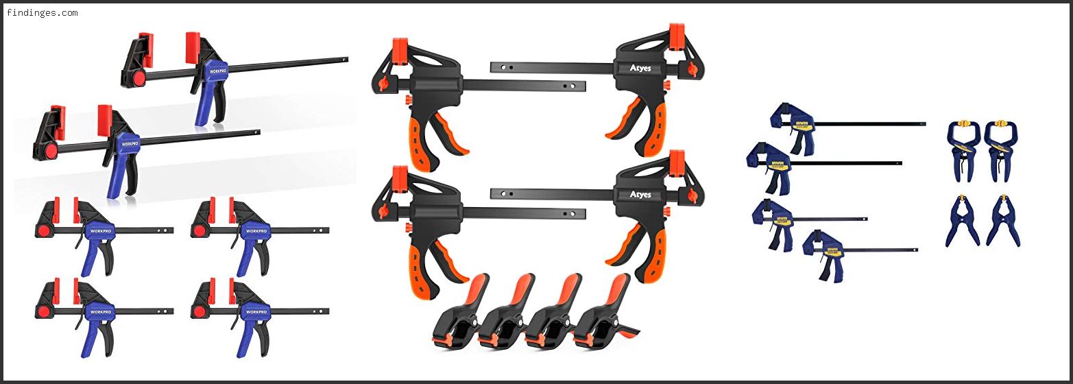 Top 10 Best Woodworking Clamps Reviews With Scores Findinges